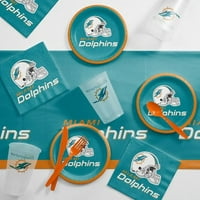 Партијата на Делфинс во Мајами обезбедува комплет за опашка, им служи на гостите