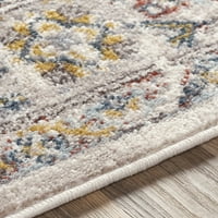 Уметнички ткајачи Анкара Медалјон област килим, таупе, 7'10 круг