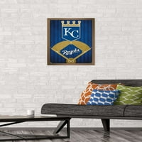 Ројалс во Канзас Сити - постер за wallидови на лого, 14.725 22.375
