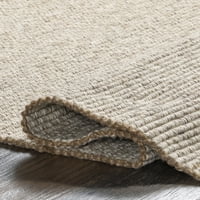 Нулум Селена Обичен килим на мешавина од волна од волна, 8 '10', слонова коска