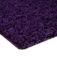 Ади Домашен кадифен колекционерски простор за килим, килим за бања или тркач - виолетова