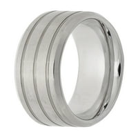 Машки титаниум мулти-финичен свадбен бенд-Менс прстен