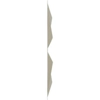 Ekena Millwork 5 8 W 5 8 H Bailey Endurawall Декоративен 3Д wallиден панел, ултраковер сатенски цвет бело