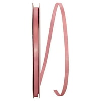 Reliant Ribbon Single Face Satin Сите прилика Дасти Роуз полиестерска лента, 3600 0,25