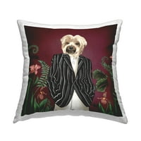 Stuple Industries убав куче стилски моден ботанички дизајн по куќа на роза фрлање перница