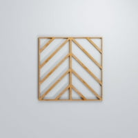 Ekena Millwork 3 8 W 3 8 H 3 8 T Мала Genенова декоративна фрагмент дрвени wallидни панели, бреза
