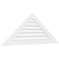 46 W 21-1 8 H Триаголник Површински монтирање PVC Gable Vent Pitch: Нефункционален, W 3-1 2 W 1 P Стандардна