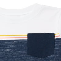 Garanimals Baby and Toddler Boy Short Sneave Pocket маица, големини 12м-5Т