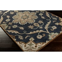 Уметнички ткајачи Фердинанд Црно кафеава традиционална килим од 2 '3'