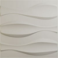 Ekena Millwork 5 8 W 5 8 H THOMPSON ENDURAWALL Декоративен 3Д wallиден панел, Ultracover Satin Blossom White