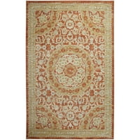 Mohawk Home Prismatic Zaylee Spice Традиционална украсна ориентална прецизност печатен килим, 5'x8 ', портокал