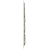 Ekena Millwork 5 8 W 5 8 H Shale Endurawall Декоративен 3Д wallиден панел, текстура металик сребро