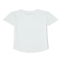 Девојки за чудо нација украсеа маица со кратки ракави, големини 4- & плус