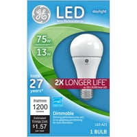 75W еквивалентна дневна светлина LED сијалица, 1-пакет
