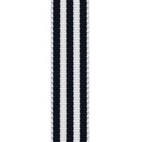 Тафи лента со лента со ленти, морнарица сина и широка бела лента, 5 8 дворови од Гвен Студио