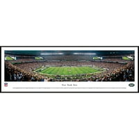 Yorkујорк авиони - дворна линија на стадионот Мет Лајф - Блејквеј Панорама НФЛ печатење со стандардна рамка